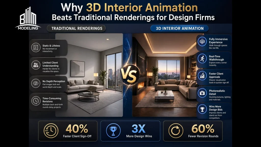 3D interior animation