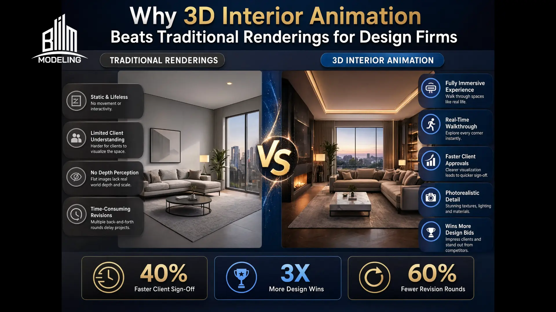 3D interior animation
