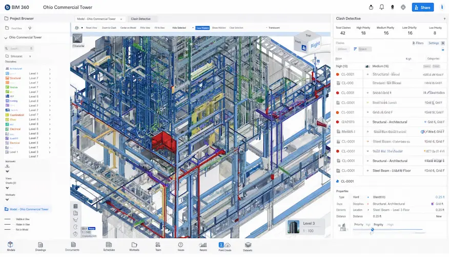 Clash Detection BIM Ohio
