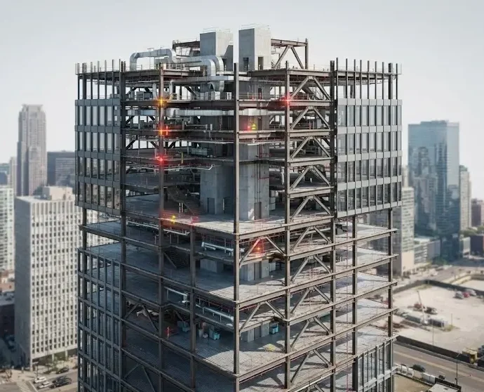 High-Rise Steel Tower, Chicago, IL